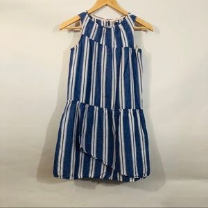 J. Crew Girls Crewcuts Linen Striped Dress Size 12